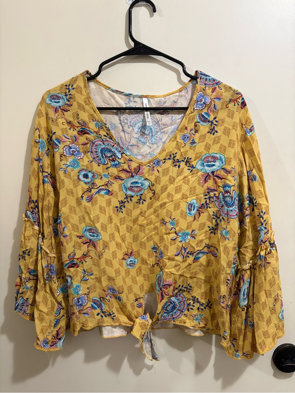 Front Tie Blouse